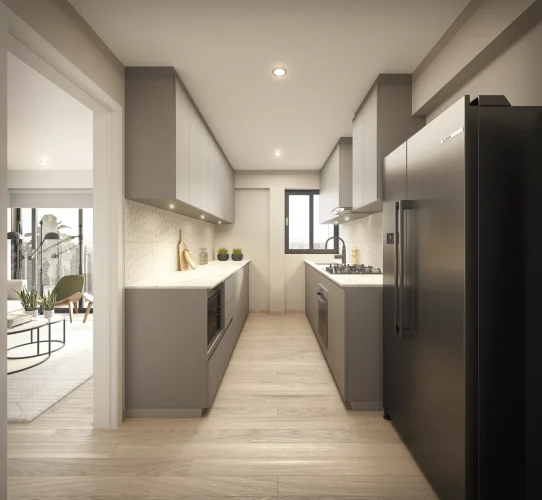 Cocina Cerrada - Flat